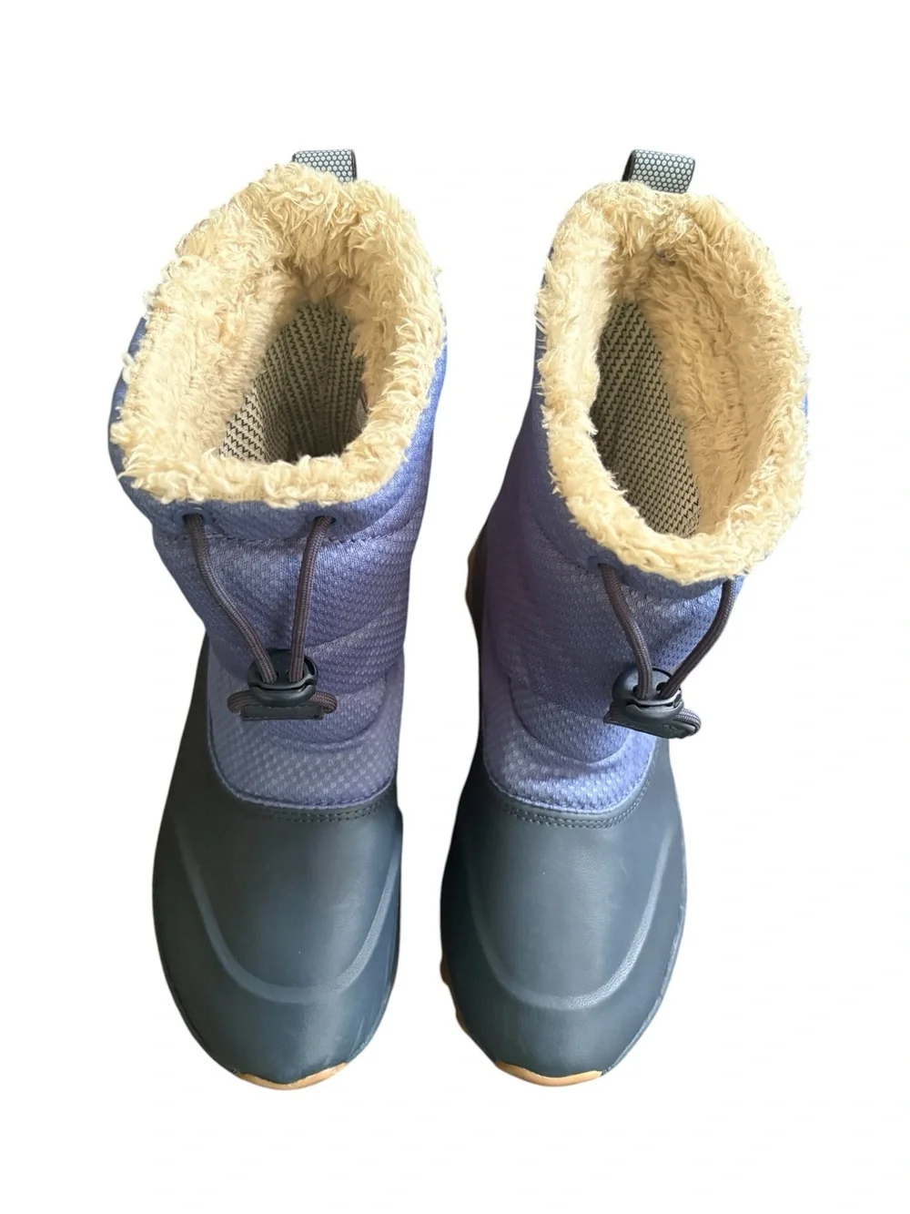 NWOT L.L. Bean Kids' Access Winter Pull-On Boots in Carbon Navy Blue Size 4